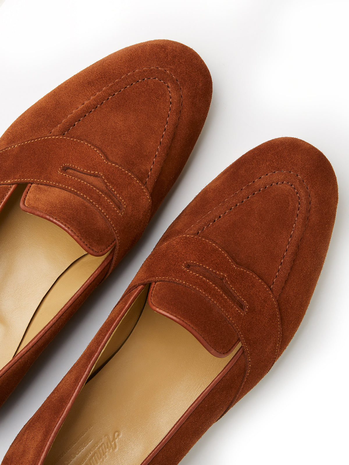 The Caledonian Loafer in Tobacco Suede, view 3