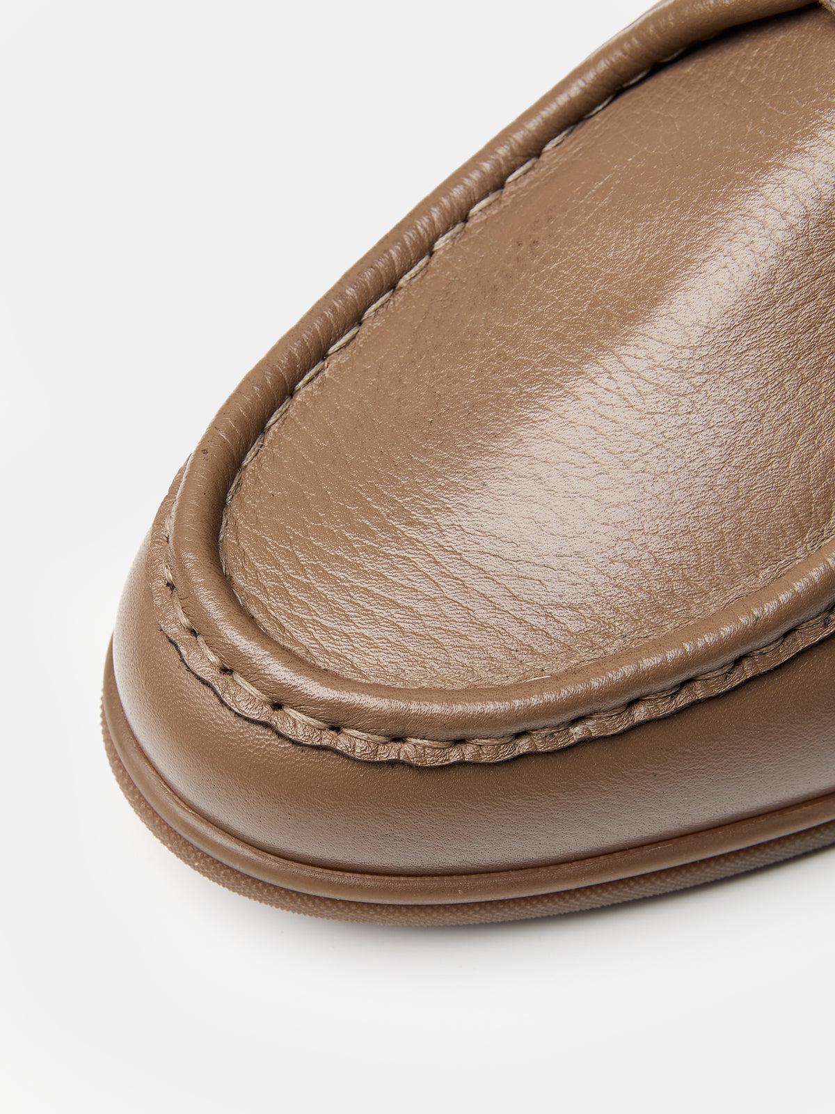 Fellini in Beige calf leather, view 4