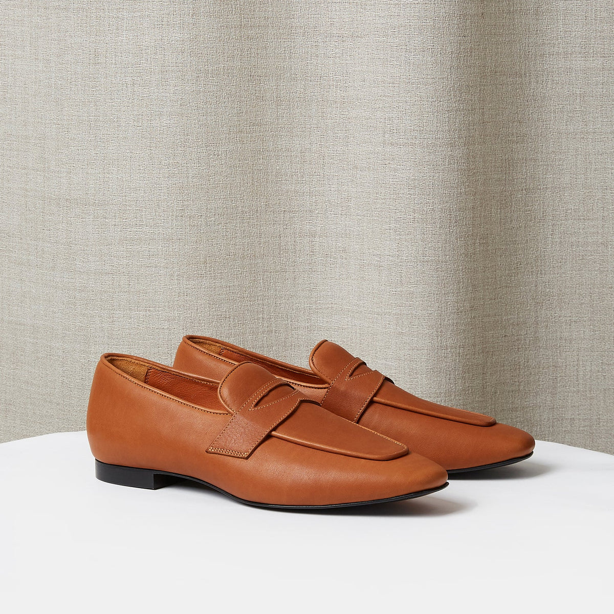 Penny Loafer in Tan Calf Leather – Arthur Sleep