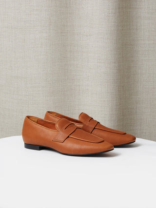 Penny Loafer in Tan Calf