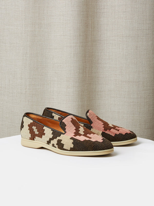 Albert Slipper in Antique Kilim