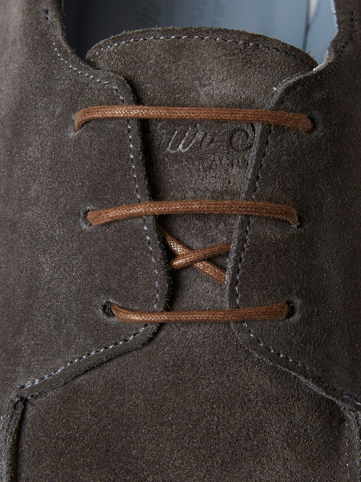 The Pablo in Elephant Grey Suede, view 5