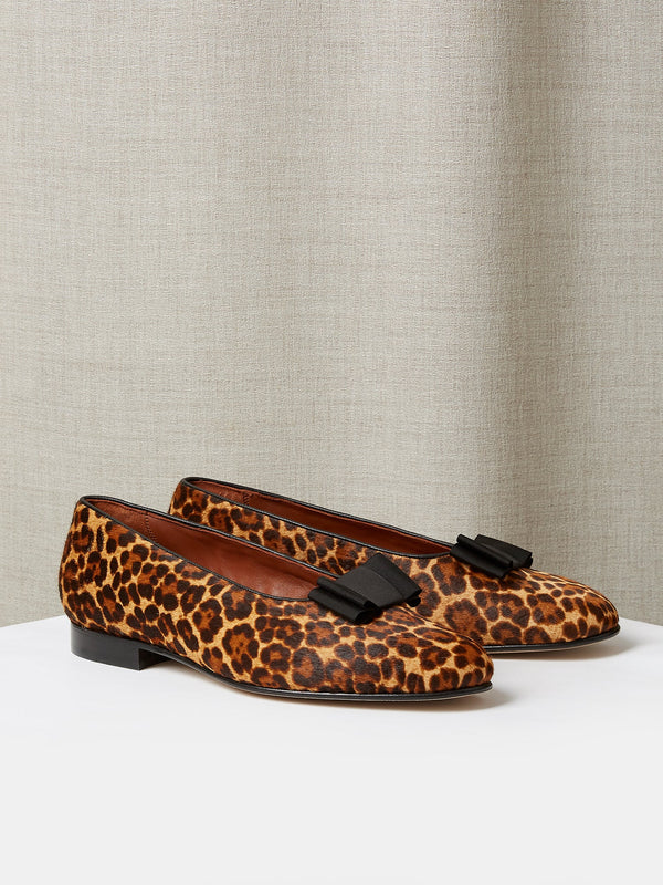 Opera Pump in Jaguar Print Pony Hair