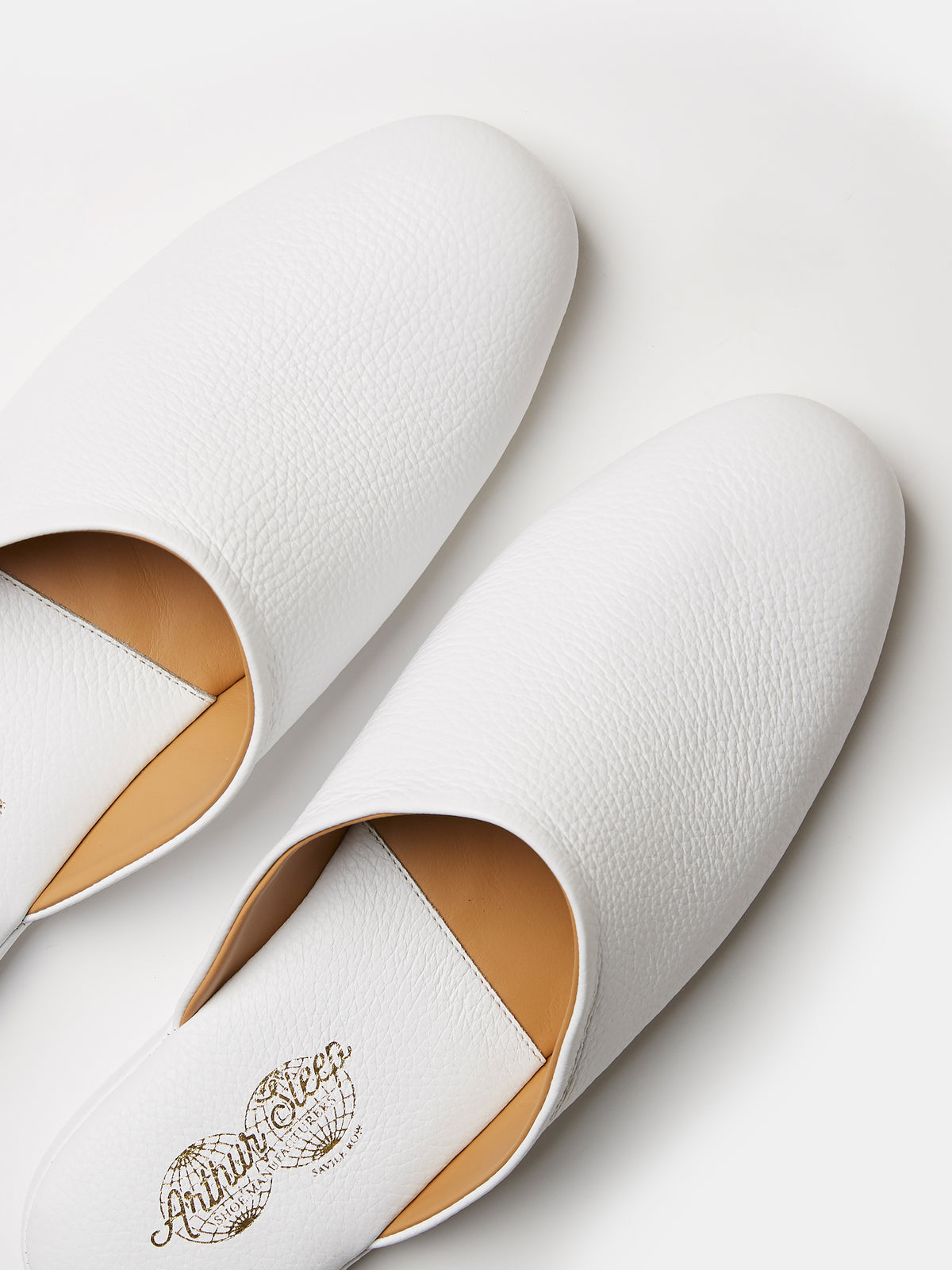 Globetrotter Glide Mule in Polar brilliance deer leather, view 3
