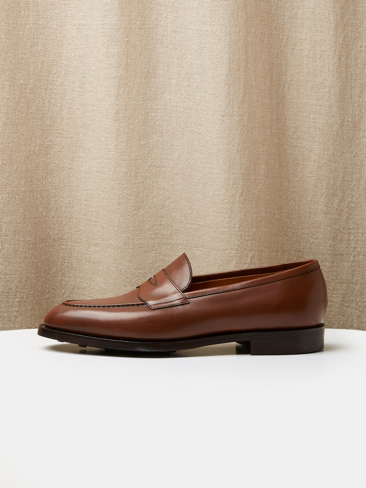 Goodyear Penny Loafer in Brown leather, view 2