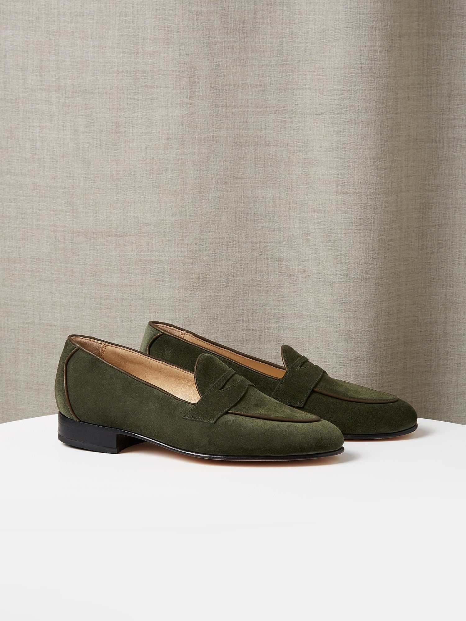The Penny Loafer in Suede, view 6