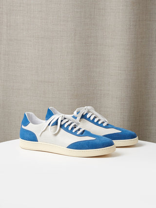 The Raf Sneaker with Blue Suede