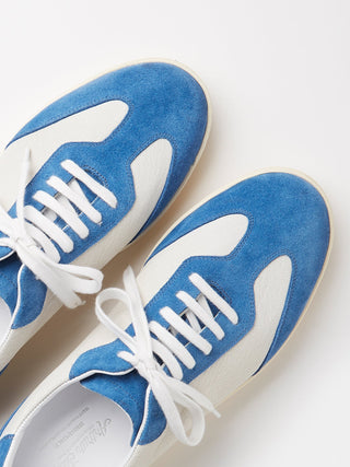 The Raf Sneaker with Blue Suede