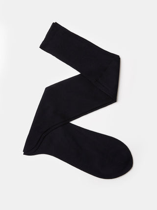 Knee High Wool Socks in Black