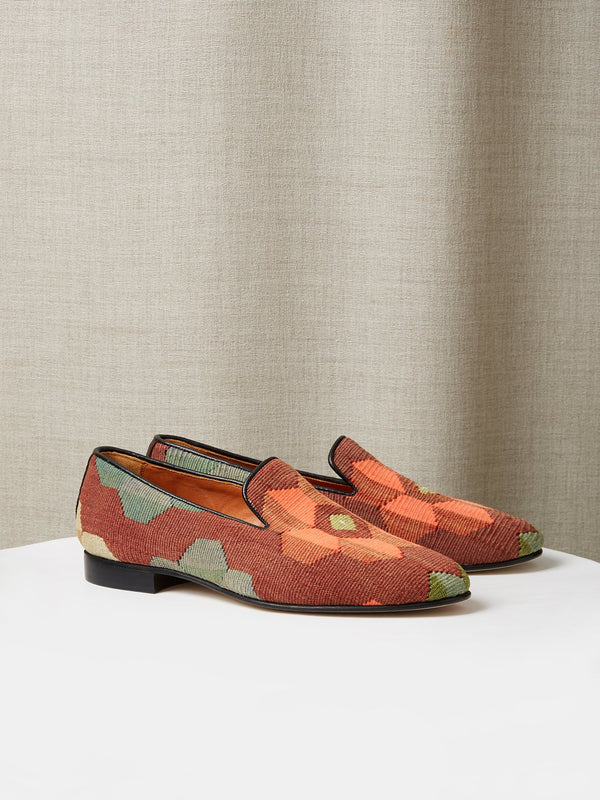 Albert Slipper in Antique Kilim