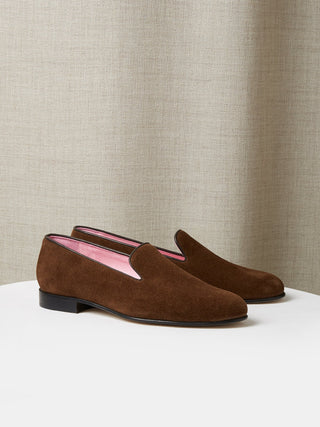 Albert Loafer in Tobacco Brown Suede