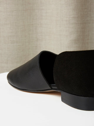 Black Nara Slipper