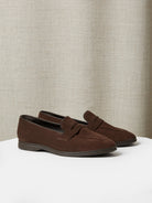 The Penny Loafer in Suede, view 4