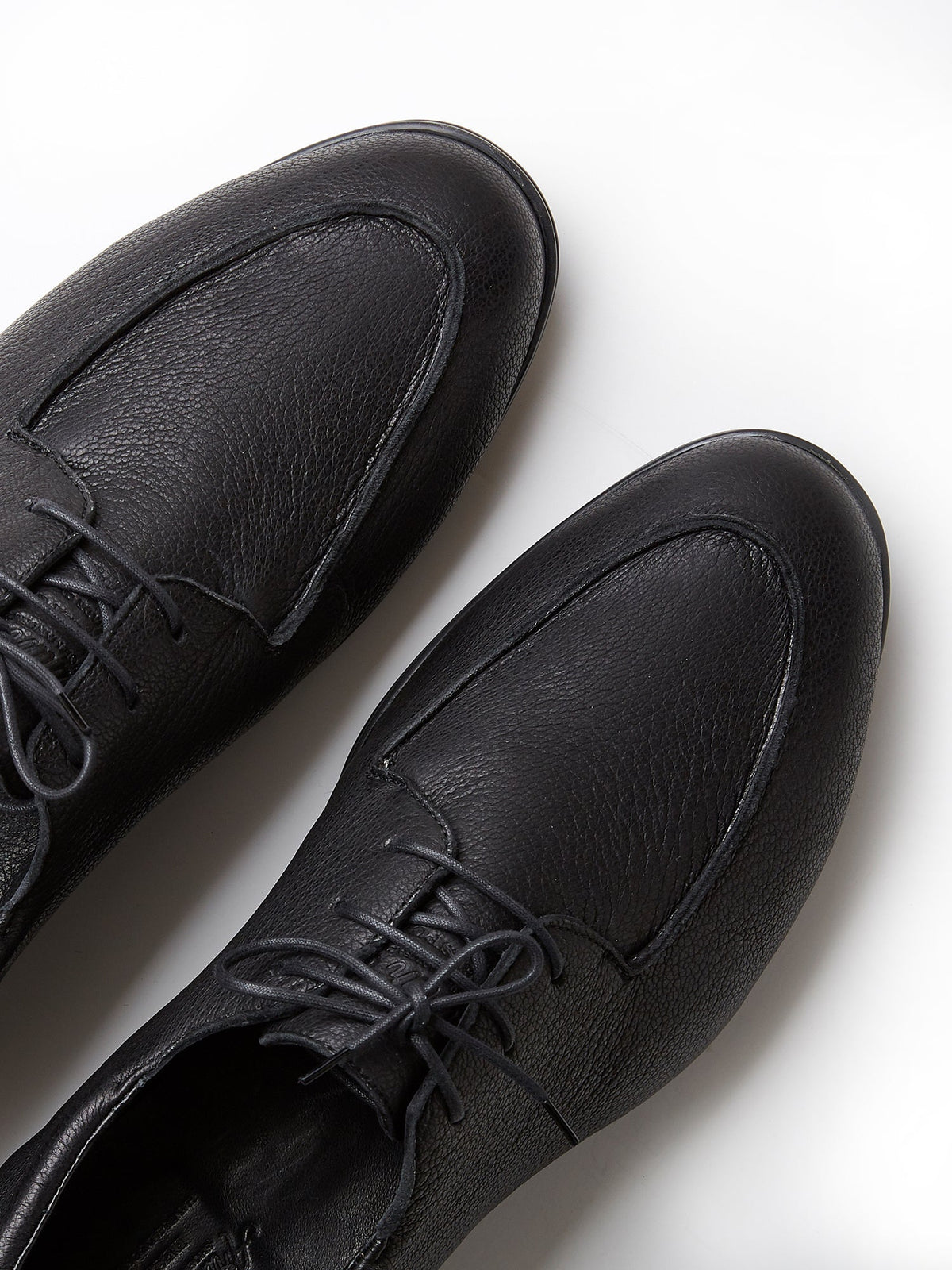 The Pablo in Black Deer Leather, view 3