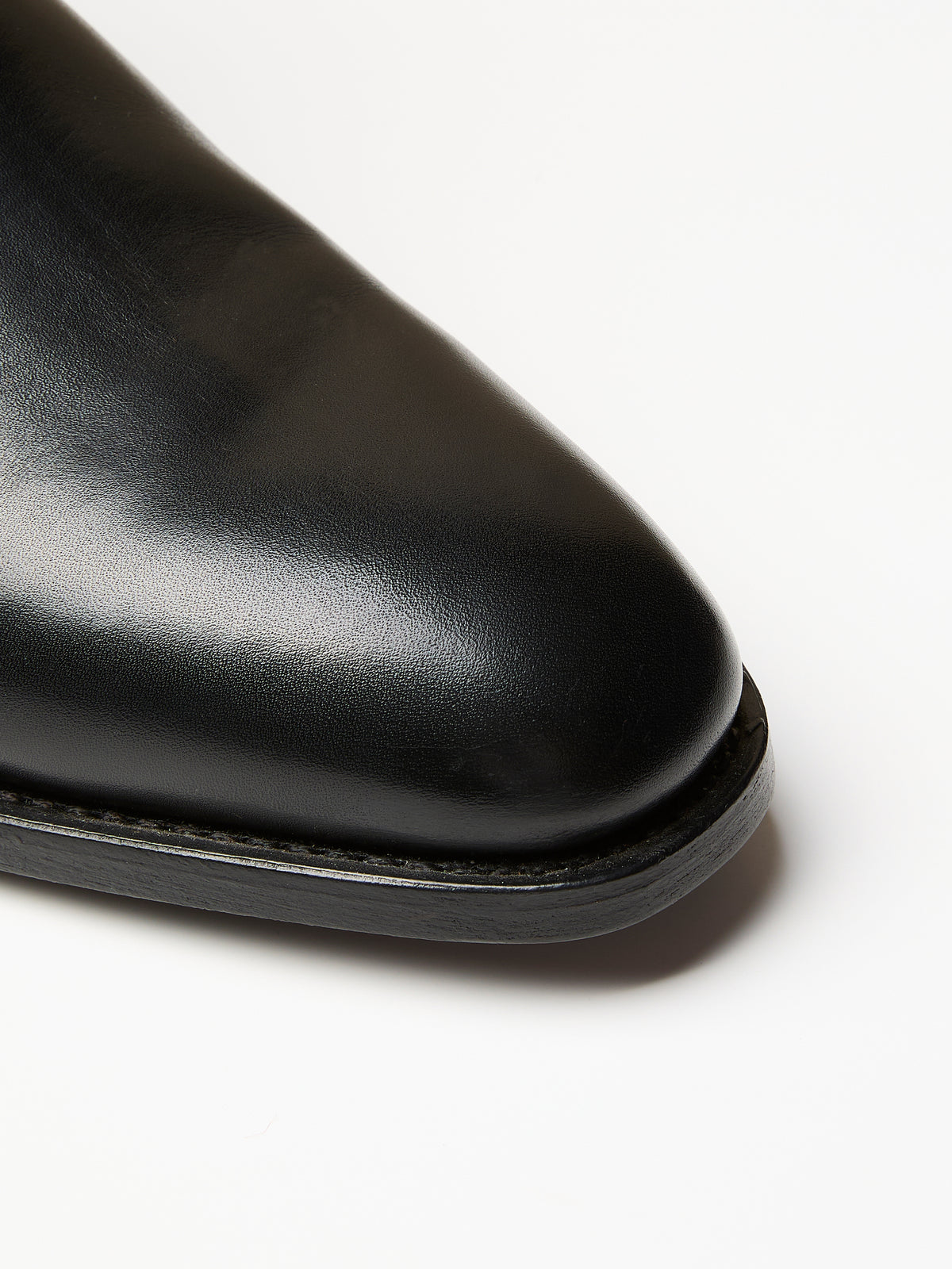 Chelsea Boot in Black calf leather, view 5