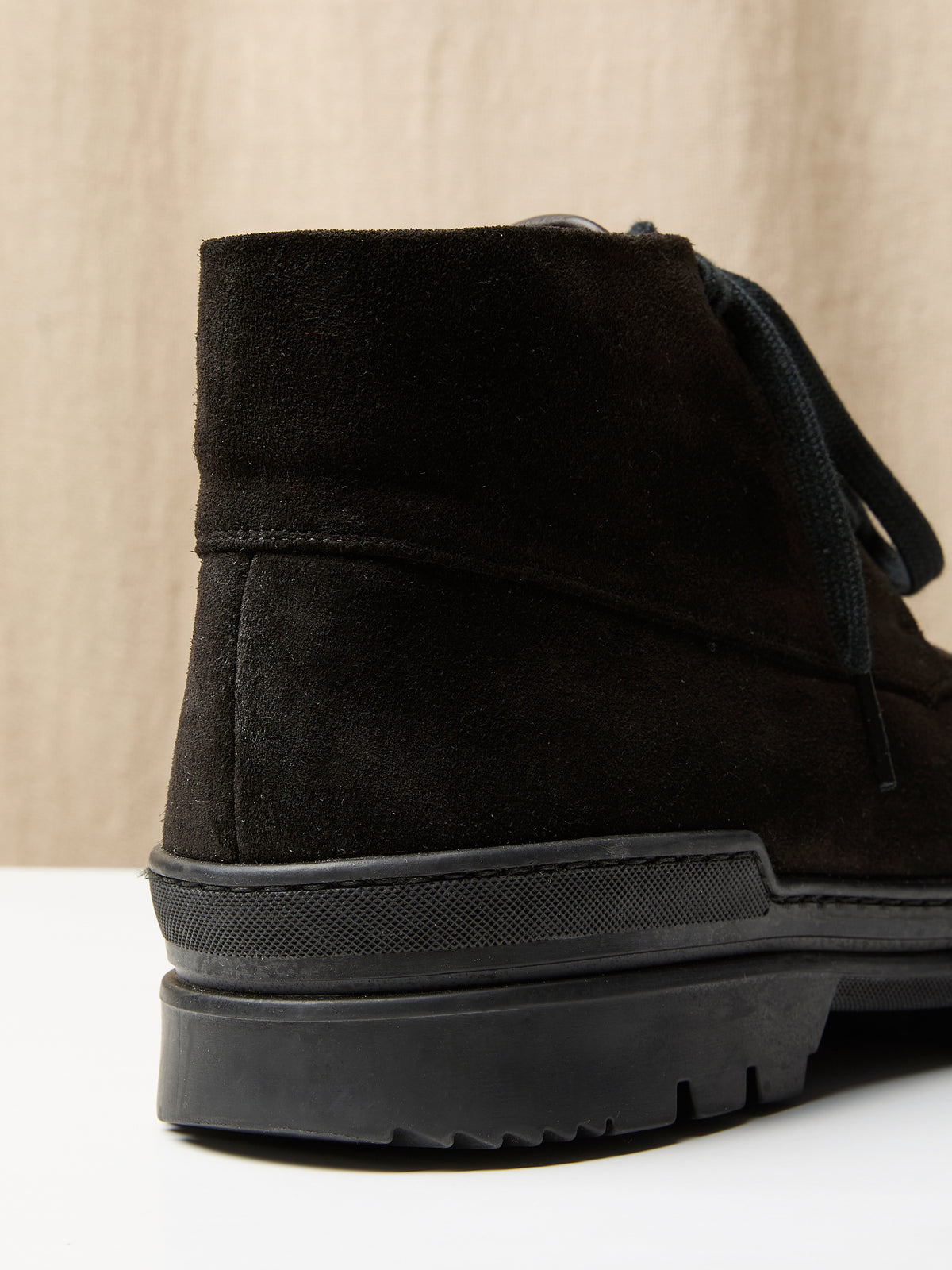 The Engadin Boot in Dark Brown Suede, view 5