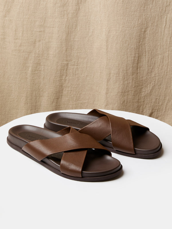 The Tahoun Sandal in Brown