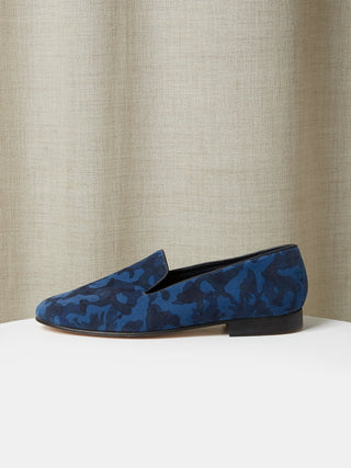 Albert Loafer in Nautical Camouflage Suede