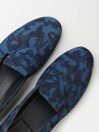 Albert Loafer in Nautical Camouflage Suede