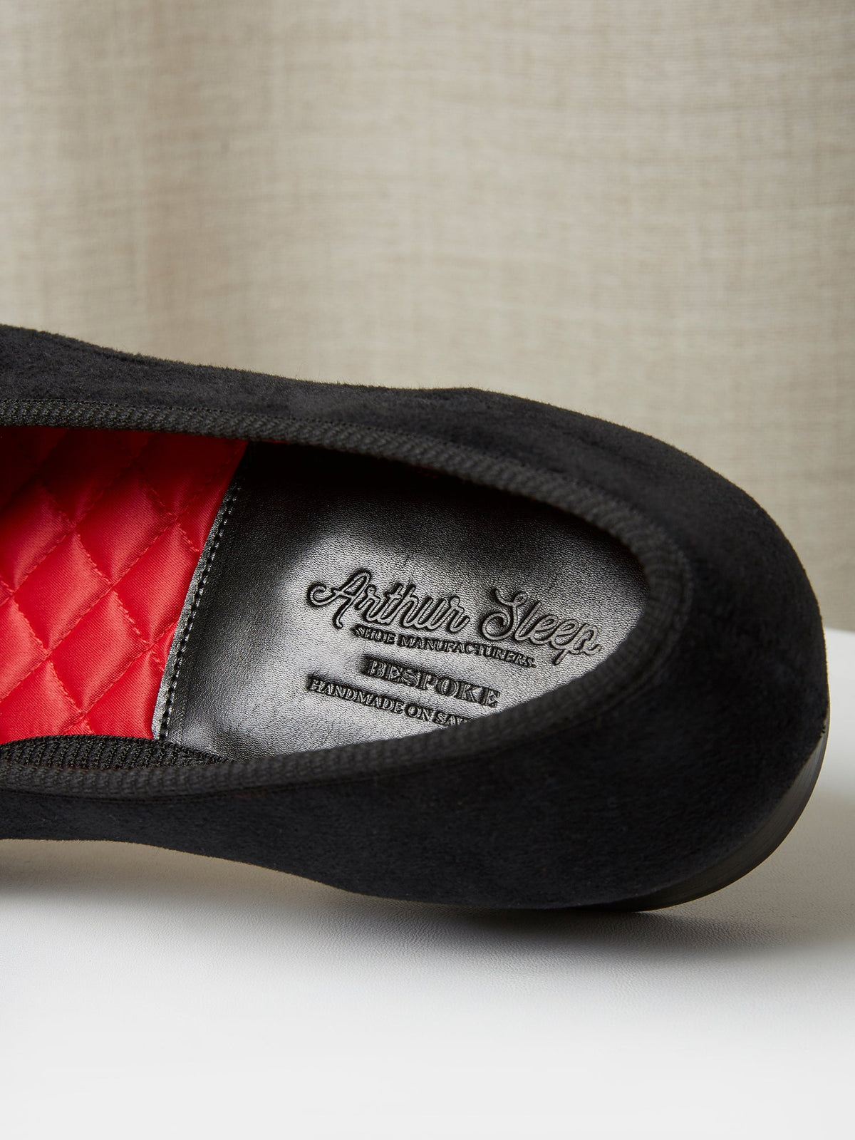 Opera Pump in Black Velvet, view 4