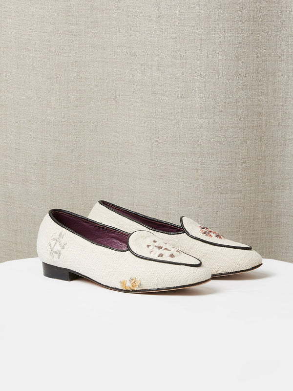 Belgian Loafer in Antique Kilim