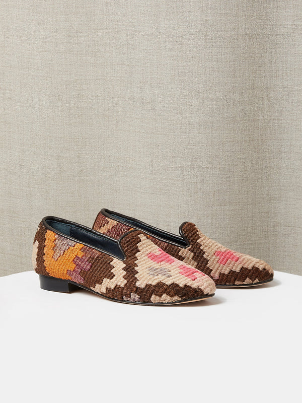 Albert Slipper in Antique Kilim