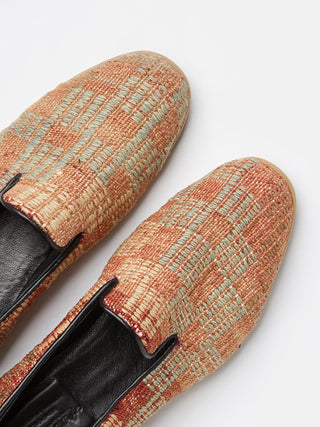 Antique Kilim Loafers with Rubber Soles