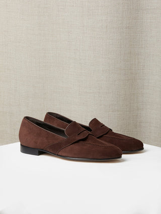 Chocolate Suede Caledonian Loafer