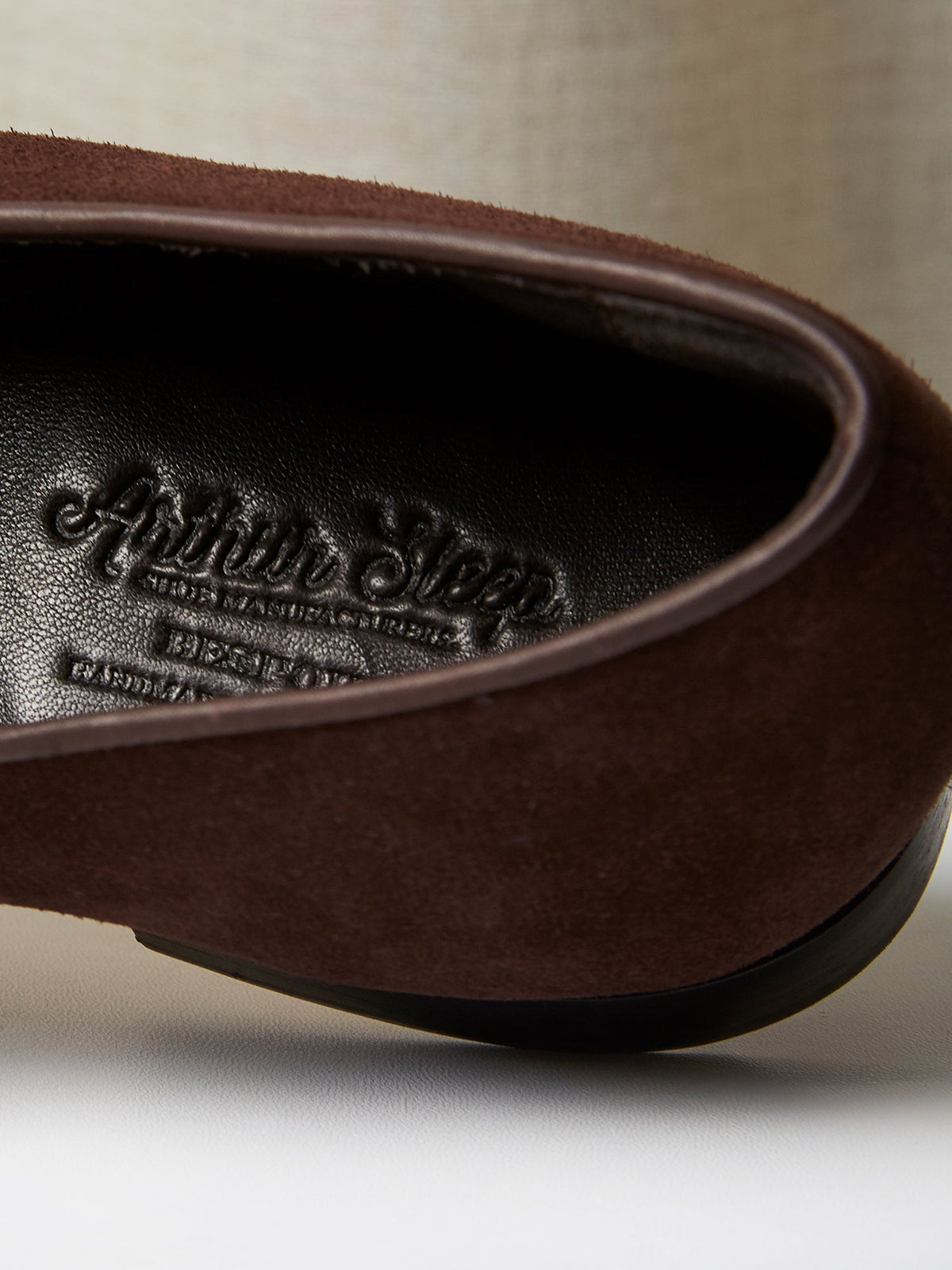 The Caledonian Loafer in Chocolate Suede, view 4