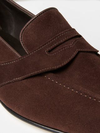 Chocolate Suede Caledonian Loafer