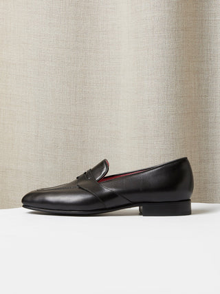 Black Calf Caledonian Loafer
