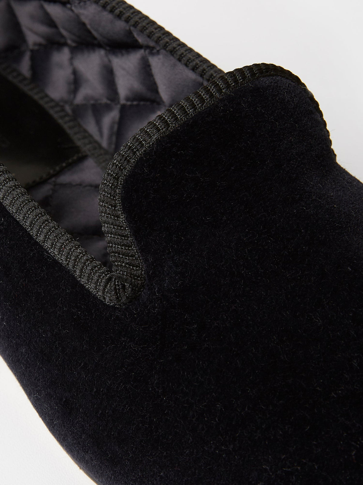 Albert Slipper in Midnight Navy Velvet, view 5