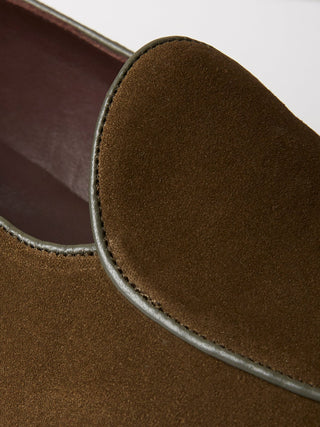Dark Green Belgian with Cream Rubber Soles