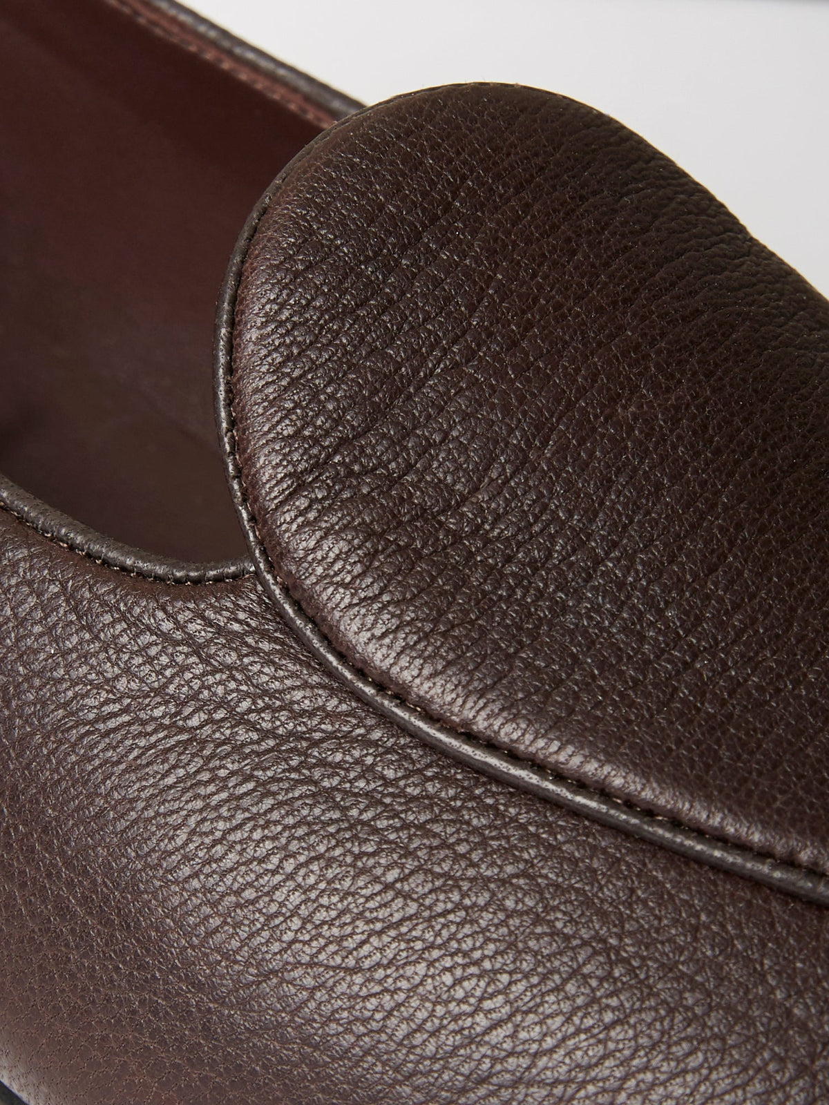 Belgian Loafer in Brown Deerskin, view 4