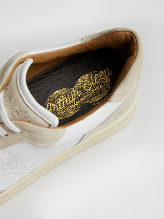 Cream Leather Tennis Sneaker