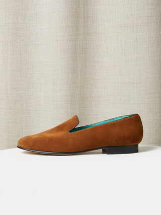 Albert Loafer in Tobacco Brown Suede