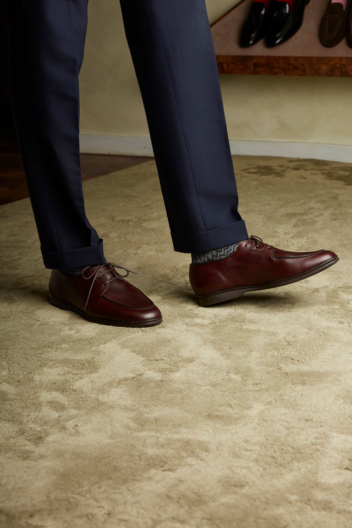 The Pablo in Brown Grain Calf Leather, view 6