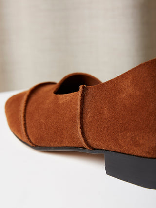 Kanagawa Unlined Tan Suede Loafer