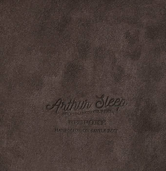Suede in cold grey