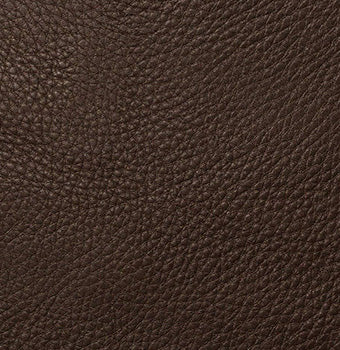 Calf leather in dark brown