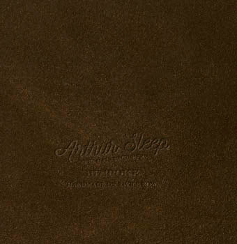 Suede in dark brown