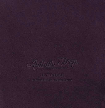 Suede in deep purple