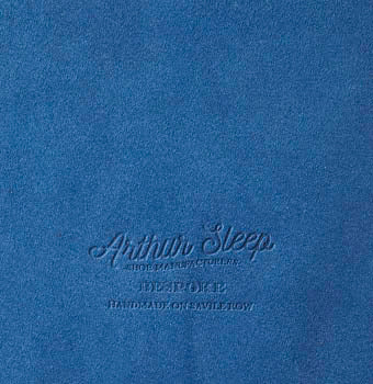Suede in electric blue