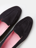The Pintuck Loafer in Suede, view 3