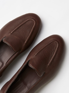 The Pintuck Loafer in Leather, view 3