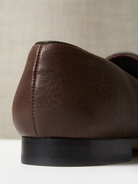 The Pintuck Loafer in Leather, view 4
