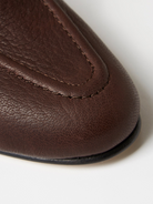 The Pintuck Loafer in Leather, view 5