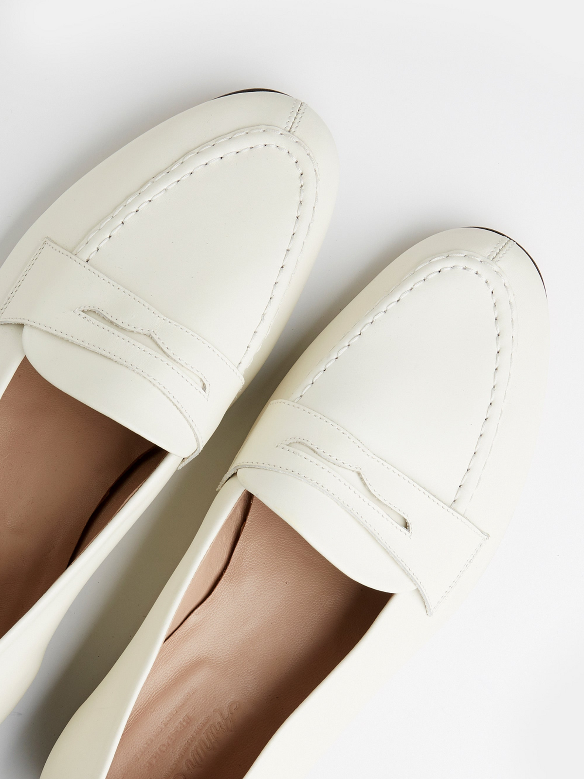 Split-Toe Penny Loafer in Leather, view 4