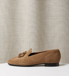 The Tassel Loafer in Suede, view 2