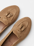 The Tassel Loafer in Suede, view 3